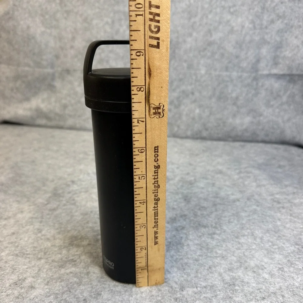 Espro Ultralight French Press Coffee Maker Travel Mug Matte Black 16oz